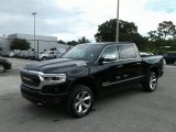 2019 Diamond Black Crystal Pearl Ram 1500 Limited Crew Cab 4x4 #128793281