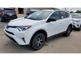 2018 Super White Toyota RAV4 SE AWD #128793211