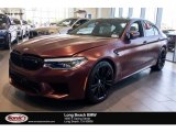 Frozen Dark Red Metallic BMW M5 in 2018