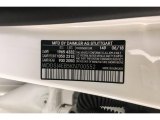2019 CLA Color Code for Polar White - Color Code: 149
