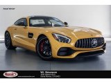 2018 AMG Sunbeam Yellow Mercedes-Benz AMG GT C Coupe #128866742