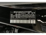2019 CLA Color Code for Night Black - Color Code: 696