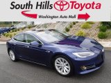 2017 Deep Blue Metallic Tesla Model S 75D #128891863