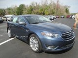 Blue Ford Taurus in 2018