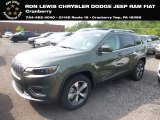 2019 Olive Green Pearl Jeep Cherokee Limited 4x4 #128926710