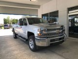 2019 Silver Ice Metallic Chevrolet Silverado 3500HD Work Truck Crew Cab 4x4 #128967127