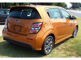 2018 Orange Burst Metallic Chevrolet Sonic LT Hatchback #128997015