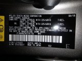 2019 NX Color Code for Sonic Titanium - Color Code: 1J7