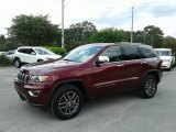 2018 Velvet Red Pearl Jeep Grand Cherokee Limited #129018027
