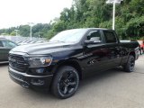 2019 Diamond Black Crystal Pearl Ram 1500 Big Horn Crew Cab 4x4 #129042149