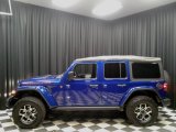 2018 Ocean Blue Metallic Jeep Wrangler Unlimited Rubicon 4x4 #129051302