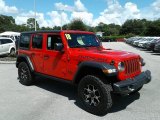 Firecracker Red Jeep Wrangler Unlimited in 2018