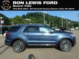 2018 Blue Metallic Ford Explorer Platinum 4WD #129070662