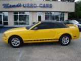 2006 Screaming Yellow Ford Mustang V6 Premium Convertible #12857640