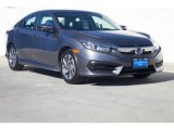 2018 Modern Steel Metallic Honda Civic EX Sedan #129118486