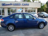 2008 Vista Blue Metallic Ford Focus SE Sedan #12857573