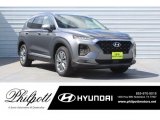 2019 Machine Gray Hyundai Santa Fe SEL Plus #129144588