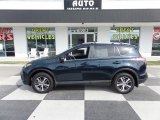 2018 Electric Storm Blue Toyota RAV4 XLE #129186645