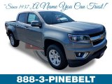 2019 Satin Steel Metallic Chevrolet Colorado LT Crew Cab 4x4 #129186476