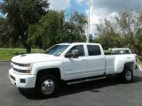 2019 Summit White Chevrolet Silverado 3500HD LTZ Crew Cab 4x4 Dual Rear Wheel #129230548