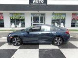 2017 Aegean Blue Metallic Honda Civic Touring Sedan #129293302