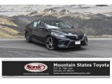 2018 Midnight Black Metallic Toyota Camry SE #129293165