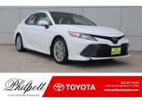 2018 Super White Toyota Camry XLE #129351096