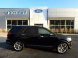 2018 Shadow Black Ford Explorer Limited 4WD #129351057