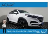 2017 Dazzling White Hyundai Tucson Limited AWD #129387758