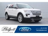 2018 White Platinum Ford Explorer XLT #129407157