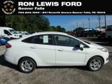 2018 Oxford White Ford Fiesta SE Sedan #129407116