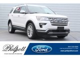 2018 White Platinum Ford Explorer Limited #129407160