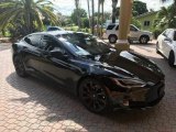 Solid Black Tesla Model S in 2018