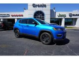 2019 Laser Blue Pearl Jeep Compass Sport #129419510