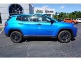 Laser Blue Pearl Jeep Compass in 2019