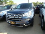 2018 Blue Metallic Ford Explorer Limited 4WD #129439529