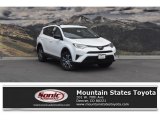 2018 Super White Toyota RAV4 LE #129439319