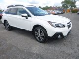 Crystal White Pearl Subaru Outback in 2019