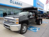 2019 Black Chevrolet Silverado 3500HD Work Truck Regular Cab 4x4 Dump Truck #129461935