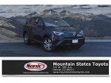2018 Galactic Aqua Mica Toyota RAV4 LE #129461522