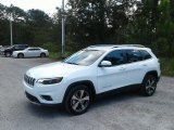2019 Bright White Jeep Cherokee Limited #129461961