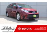 2019 Salsa Red Pearl Toyota Sienna LE #129461809