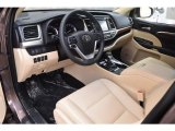 2019 Toyota Highlander Limited AWD Almond Interior