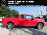 2018 Race Red Ford F150 STX SuperCab 4x4 #129516441
