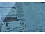 2019 Toyota Tacoma TRD Sport Access Cab 4x4 Window Sticker