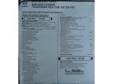 2018 Ram 5500 Tradesman Regular Cab Chassis Window Sticker