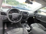 2019 Jeep Cherokee Latitude Plus 4x4 Black Interior
