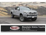 2019 Cement Gray Toyota Tacoma Limited Double Cab 4x4 #129642716