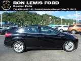 2018 Shadow Black Ford Focus Titanium Sedan #129642804