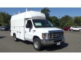 2019 Oxford White Ford E Series Cutaway E350 Commercial Utility Truck #129670776